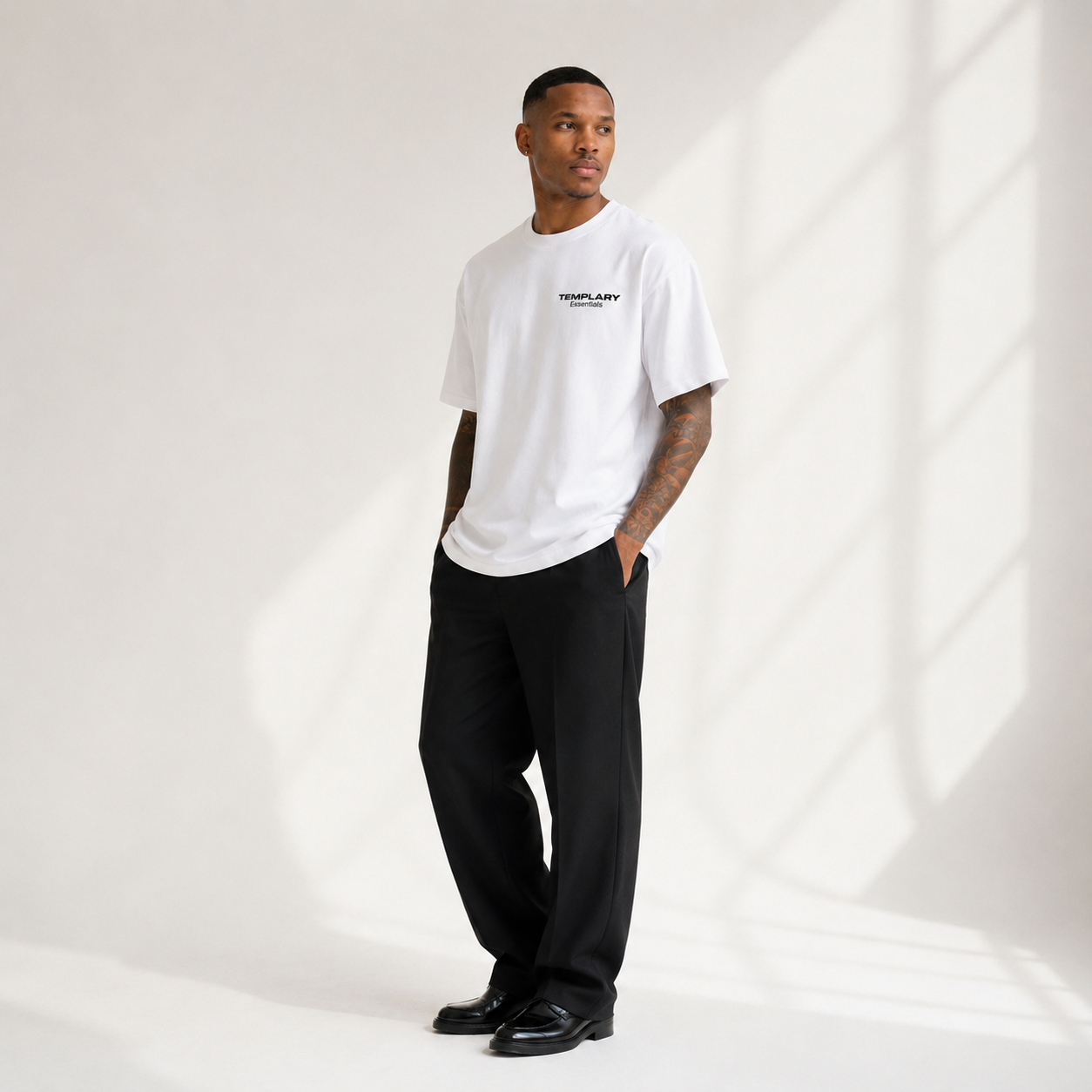 Essential Oversized Tee – White