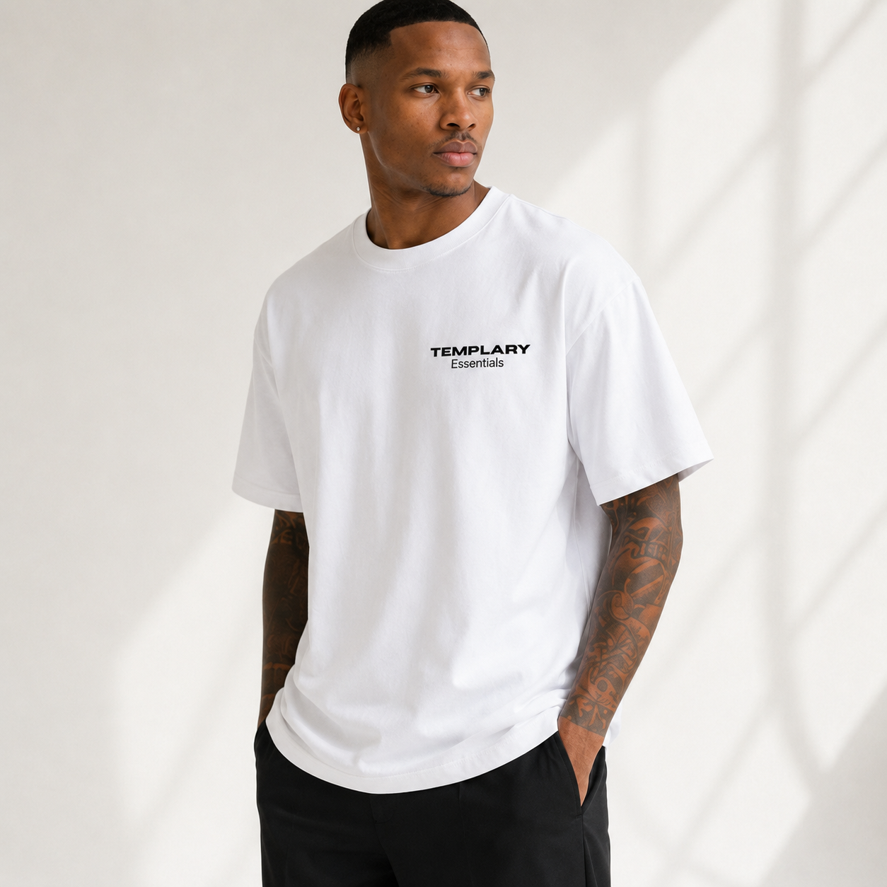 Essential Oversized Tee – White