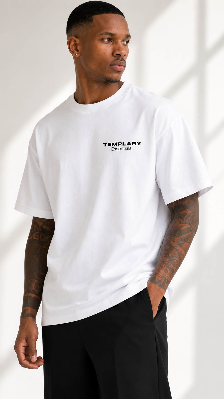 Essential Oversized Tee – White