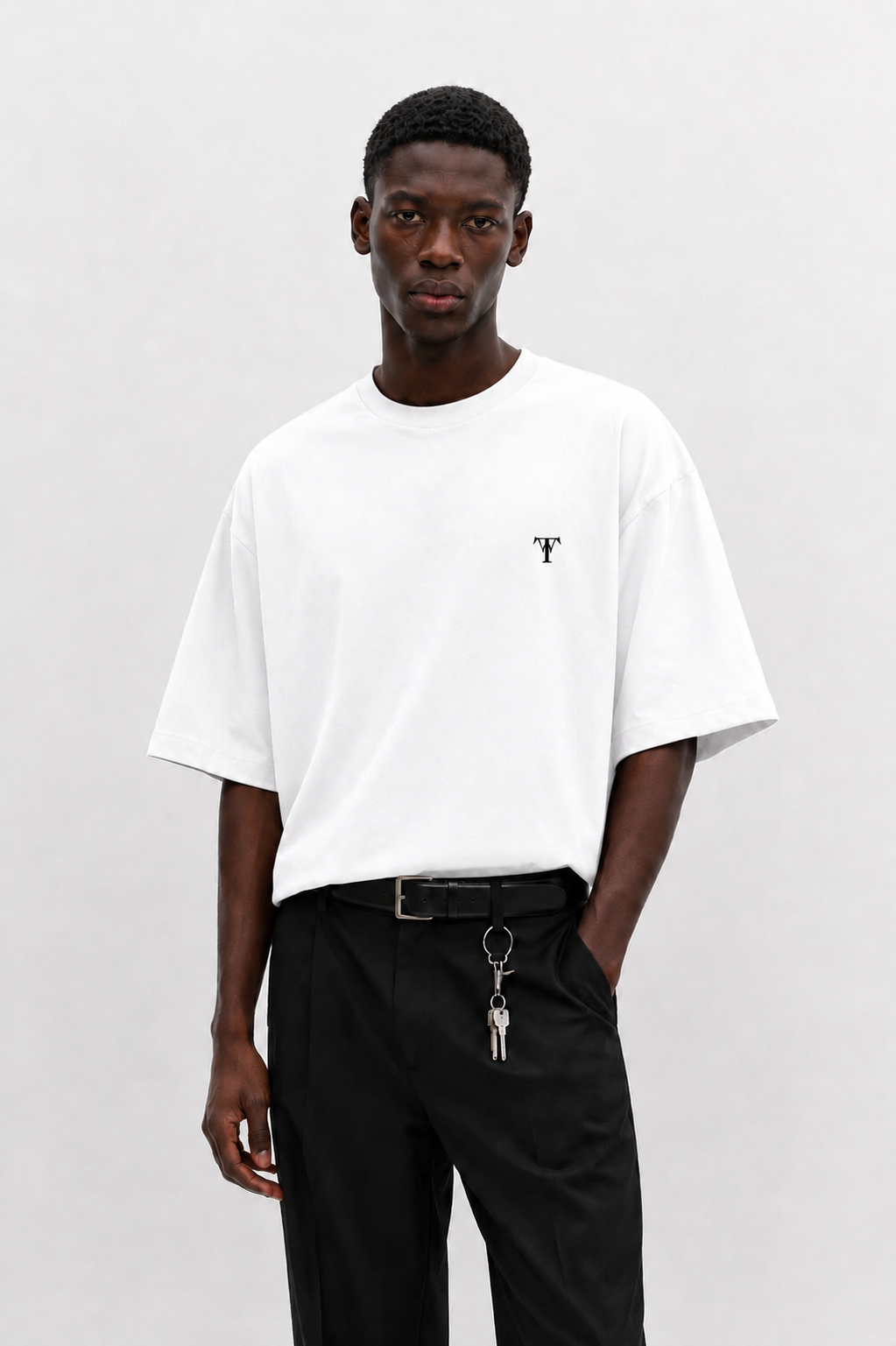 TW Boxy Fit Tee - White